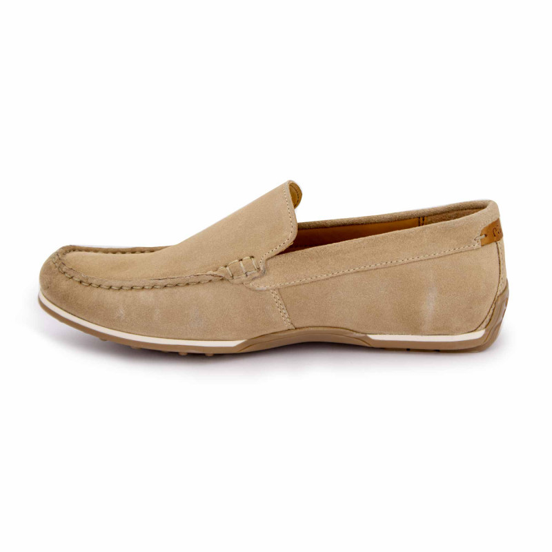 Mocassins style bateau en cuir carloscar Homme PIERRE CARDIN prix