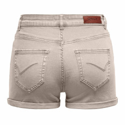 Short moulant taille haute boutons revers 5 poches Femme ONLY marque pas cher prix dégriffés destockage Short moulant taille haute boutons revers 5 poches Femme ONLY marque pas cher prix dégriffés destockage