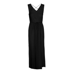 Robe longue sans manches uni fendue col v cordon Femme VERO MODA marque pas cher prix dégriffés destockage Robe longue sans manches uni fendue col v cordon Femme VERO MODA marque pas cher prix dégriffés destockage