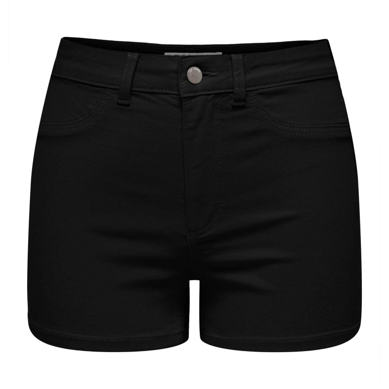 Short skinny taille haute poches arrières bouton uni Femme JDY marque pas cher prix dégriffés destockage Short skinny taille haute poches arrières bouton uni Femme JDY marque pas cher prix dégriffés destockage