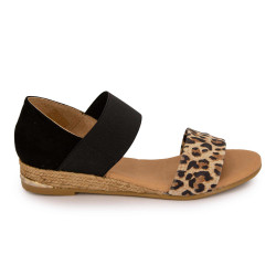 Sandale ante/leopardo noir 321 ao t36/41 Femme PINAZ marque pas cher prix dégriffés destockage Sandale ante/leopardo noir 321 ao t36/41 Femme PINAZ marque pas cher prix dégriffés destockage