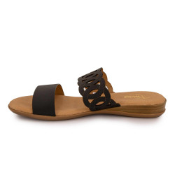 Sandale vacuno noir 651 t36/41 Femme PINAZ marque pas cher prix dégriffés destockage