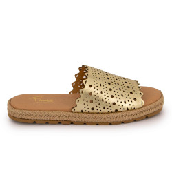 Mule laminado platino 7004 t36/41 Femme PINAZ marque pas cher prix dégriffés destockage Mule laminado platino 7004 t36/41 Femme PINAZ marque pas cher prix dégriffés destockage