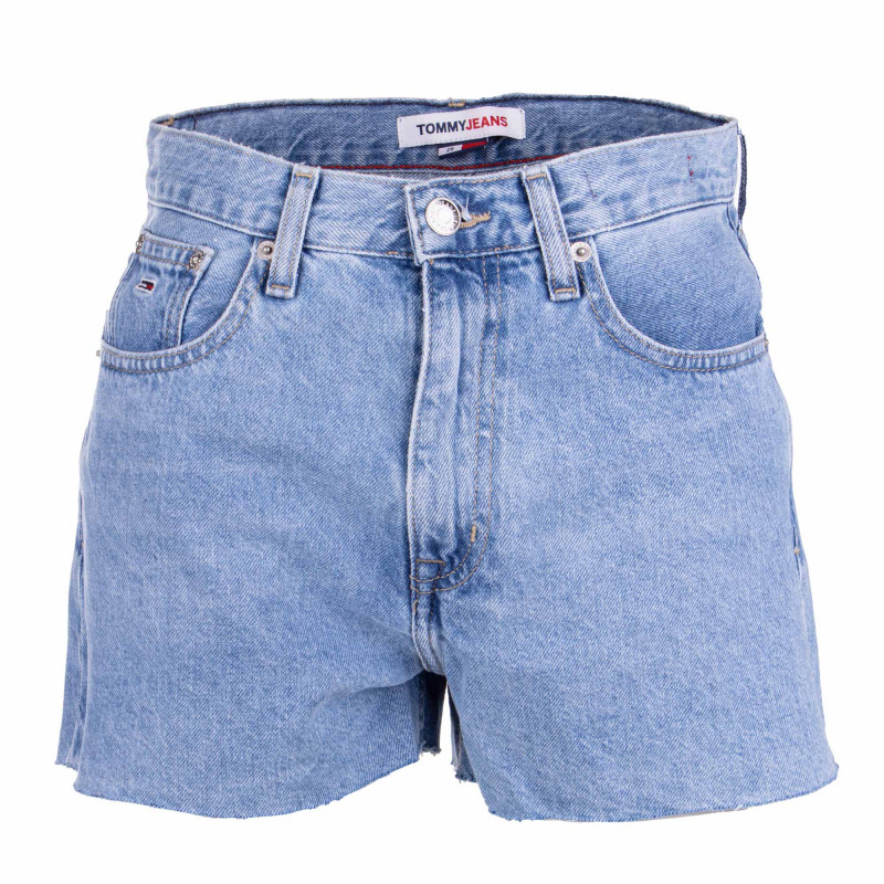 Short en jeans dw0dw12458 Femme TOMMY HILFIGER marque pas cher prix dégriffés destockage