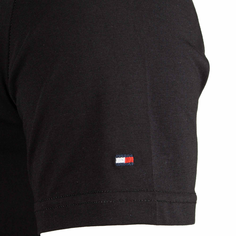 Tee shirt avec logo col rond Homme TOMMY HILFIGER marque pas cher prix dégriffés destockage
