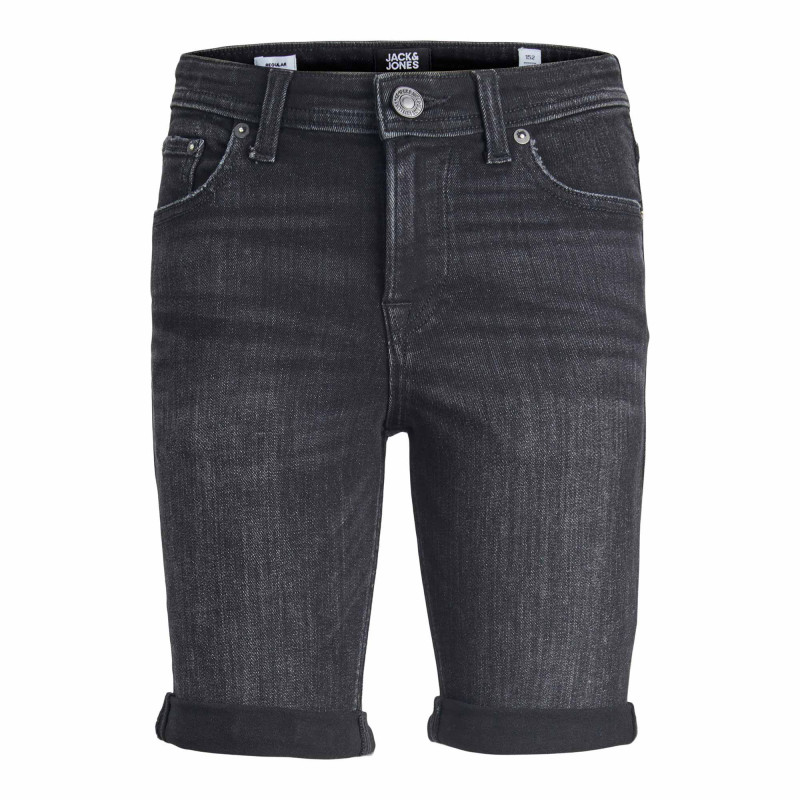 short en jeans 5 poches jwhrick jjoriginal noir denim 12231682 3744 enfant jack & jones