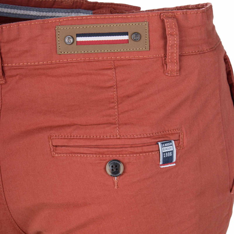 Bermuda chino venili coton stretch Homme BLAGGIO marque pas cher prix dégriffés destockage