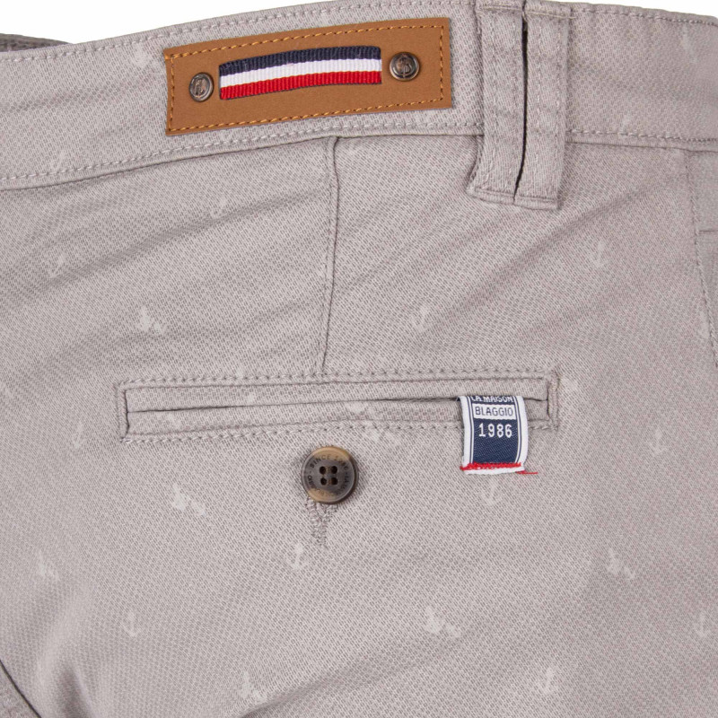 Bermuda chino imprime valon Homme BLAGGIO marque pas cher prix dégriffés destockage Bermuda chino imprime valon Homme BLAGGIO marque pas cher prix dégriffés destockage