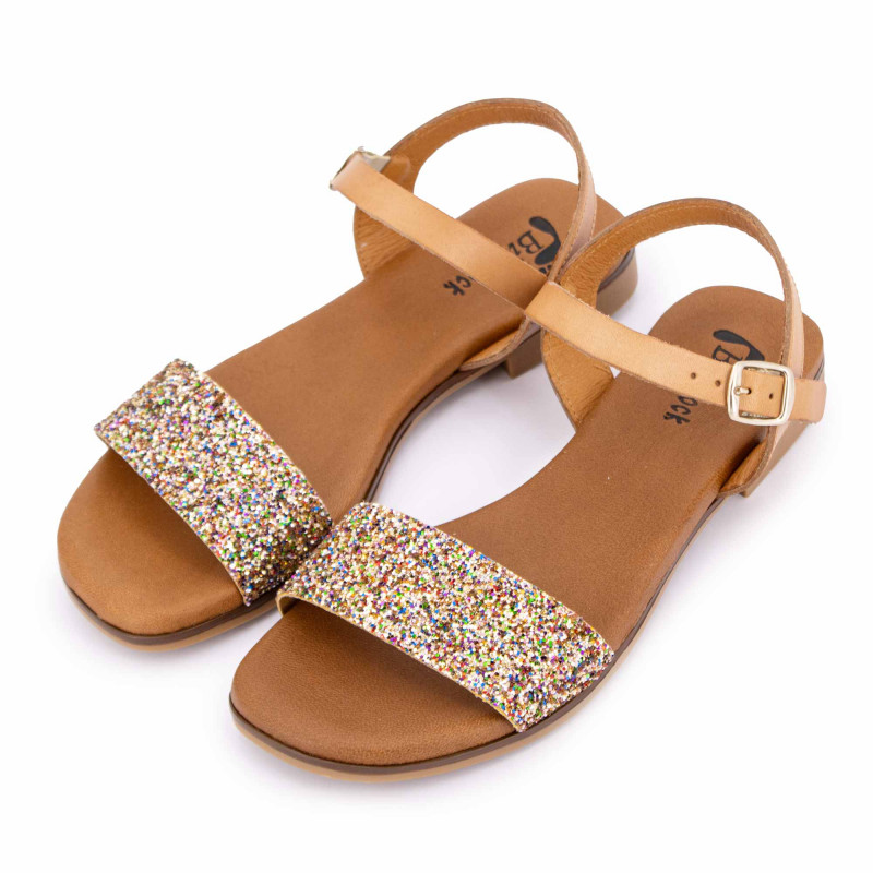 Sandale plate glitter 10299 t36/41 Femme BIOSTOCK marque pas cher prix dégriffés destockage Sandale plate glitter 10299 t36/41 Femme BIOSTOCK marque pas cher prix dégriffés destockage