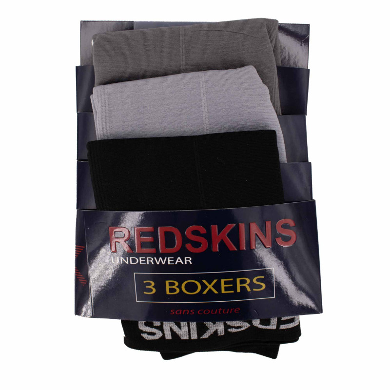 Boxer sans coutures x3 bob3740 Homme REDSKINS marque pas cher prix dégriffés destockage Boxer sans coutures x3 bob3740 Homme REDSKINS marque pas cher prix dégriffés destockage
