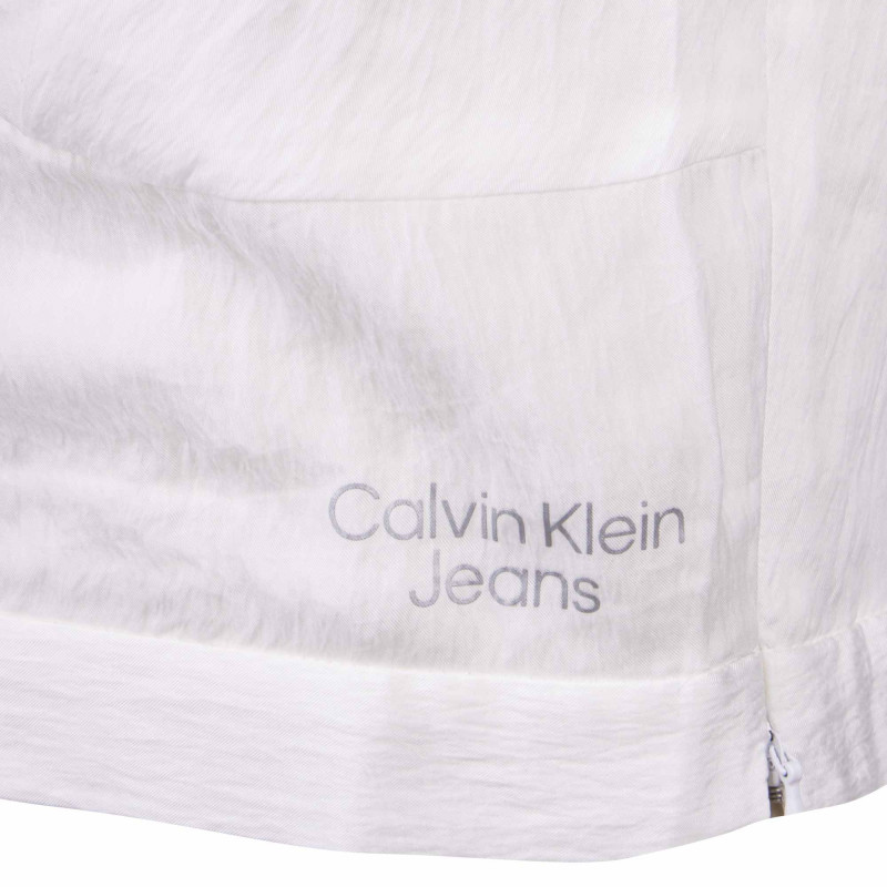Crop top bretelles blanc motif Femme CALVIN KLEIN marque pas cher prix dégriffés destockage Crop top bretelles blanc motif Femme CALVIN KLEIN marque pas cher prix dégriffés destockage