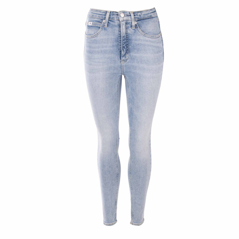 Jeans skinny bleu clair Femme CALVIN KLEIN marque pas cher prix dégriffés destockage