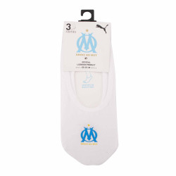 Chaussettes uni duo footie x3 navy Enfant PUMA marque pas cher prix dégriffés destockage