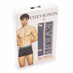 Boxer boite woody Homme CHEVIGNON marque pas cher prix dégriffés destockage