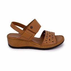 Sandale nut nappa 99-28253-20327 t36-41 Femme CAPRICE marque pas cher prix dégriffés destockage