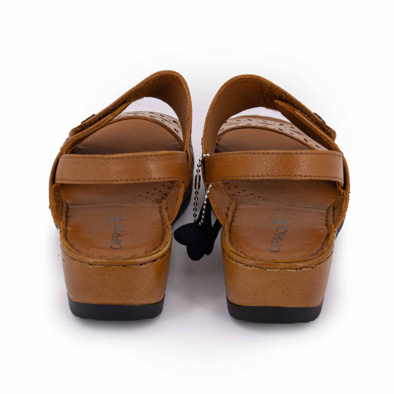 Sandale nut nappa 99-28253-20327 t36-41 Femme CAPRICE marque pas cher prix dégriffés destockage