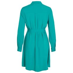 Robe chemise mi-longue avec centure 14067410 3963 Femme VILA Robe chemise mi-longue avec centure 14067410 3963 Femme VILA