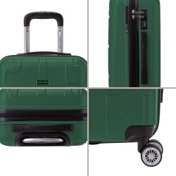 VALISE GALINA PC13490-3PGD ROSE POUDRE TAILLE S (55CM)