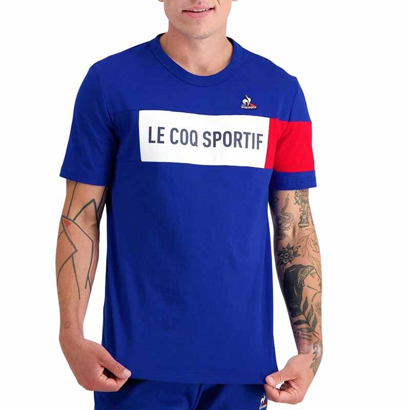Tee shirt bleu électro Mixte LE COQ SPORTIF