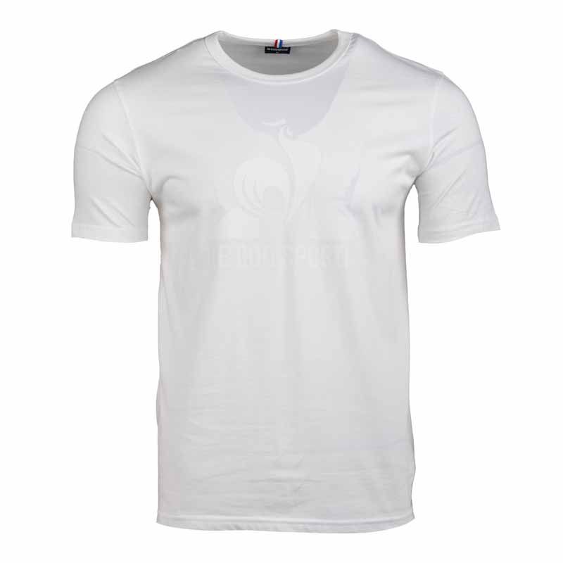 Tee shirt mc monochrome n°1 blanc clair 2321270 Homme LE COQ SPORTIF