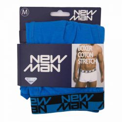 Boxer stretch coton logo sur l'élastique Homme NEW MAN Boxer stretch coton logo sur l'élastique Homme NEW MAN