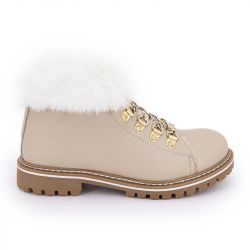 Botte col fourré Lacen bronze c077048 Femme LES TROPEZIENNES PAR M.BELARBI