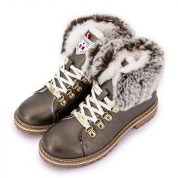 Botte col fourré Lacen bronze c077048 Femme LES TROPEZIENNES PAR M.BELARBI