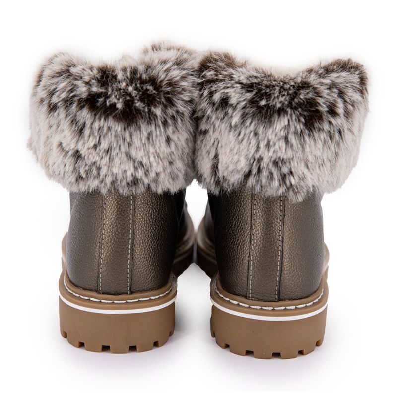 Botte col fourré Lacen bronze c077048 Femme LES TROPEZIENNES PAR M.BELARBI