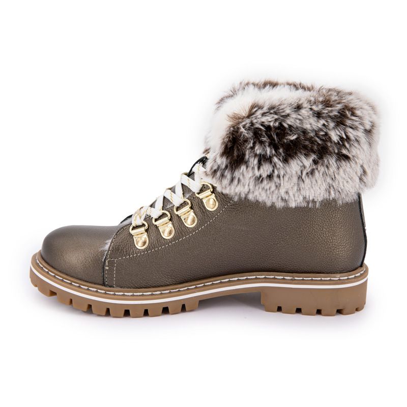 Botte col fourré Lacen bronze c077048 Femme LES TROPEZIENNES PAR M.BELARBI