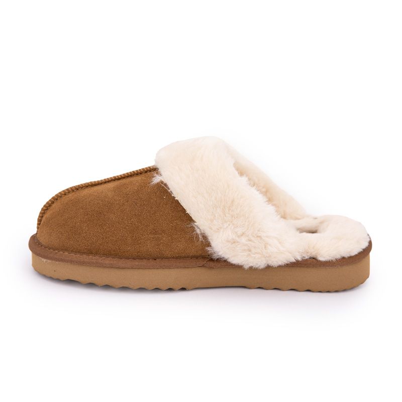 Chaussons Fourrés Homme - Pantoufles En Coton Chaud Avec Semelles Antidérapantes épaisses