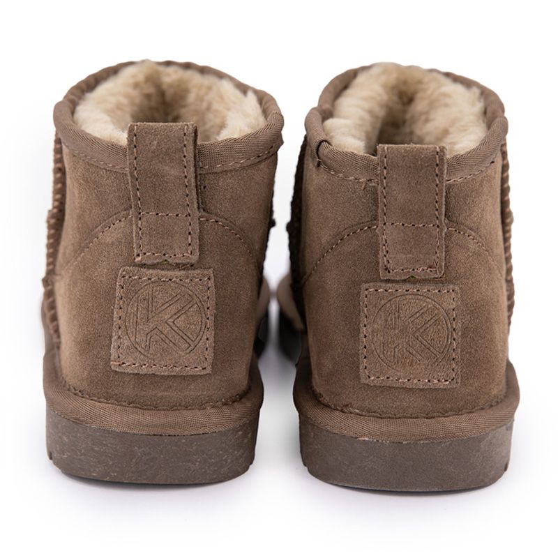 Bottines basses fourrées tige cuir doublées synthétique Femme KELARA