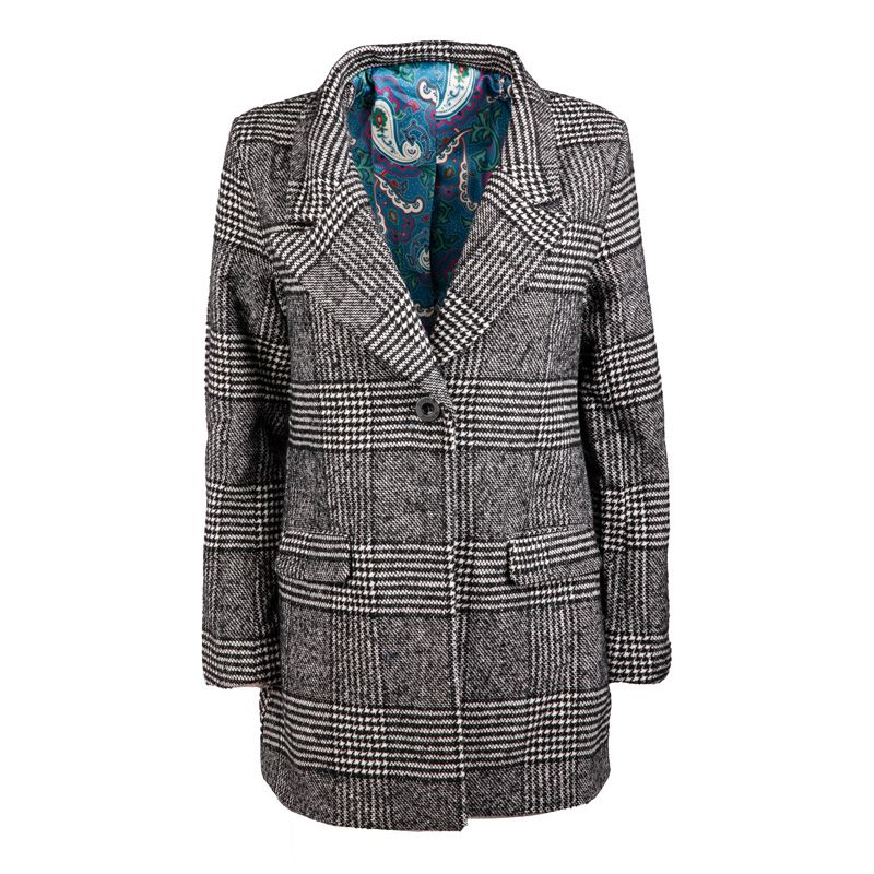 Manteau banco noir/gris jw21-01-415 Femme JOSEPH 'IN