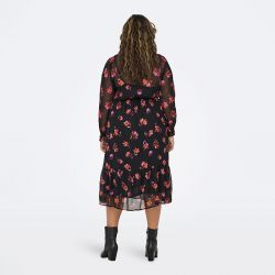 Robe longue ml carmirena black15308145 3904 Femme ONLY CARMAKOMA