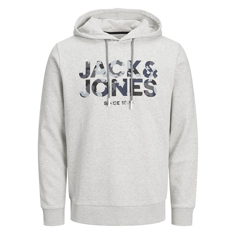 Sweat à capuche Noir Homme Jack & Jones Logo | Espace des Marques