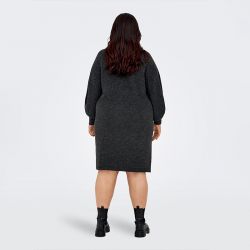 Robe ml caremilia dark grey melange 15296183 3816 Femme ONLY CARMAKOMA Robe ml caremilia dark grey melange 15296183 3816 Femme ONLY CARMAKOMA