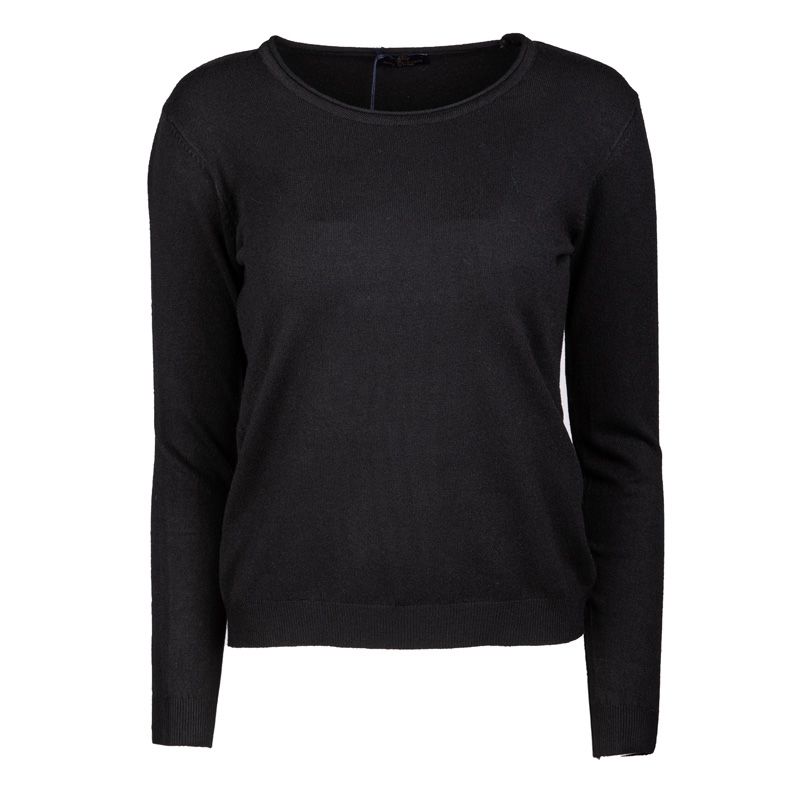 Pullfine maille col rond 30% cachemire 080 Femme REAL CASHMERE