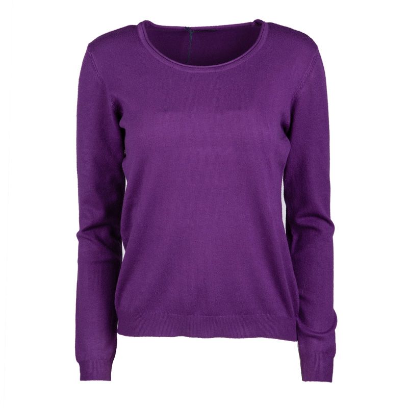 Pullfine maille col rond 30% cachemire 080 Femme REAL CASHMERE