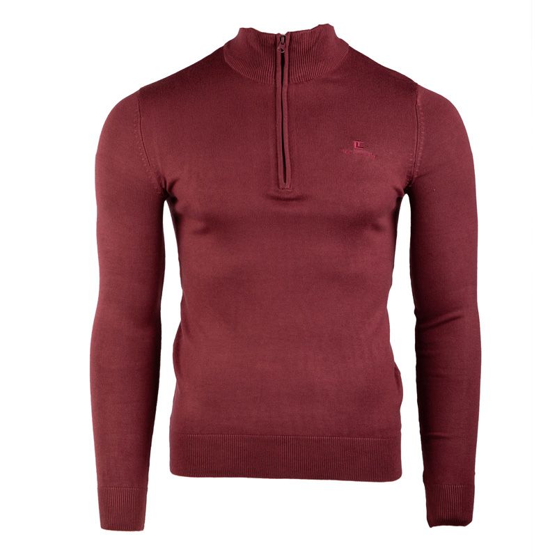 Pull demi zip troy couleurs assorties Homme TED LAPIDUS