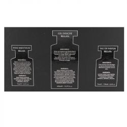 Coffret parfum "bellaya" 3 pieces edp 75 ml + gel d 650 ml + huile 75Femme GRIS MONTAIGNE