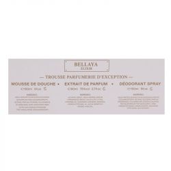 Coffret parfum "bellaya" 3 pieces edp 80ml + gel d 250ml + trousse n Femme GRIS MONTAIGNE