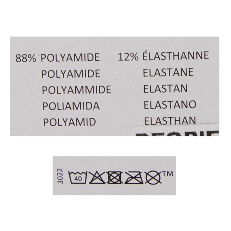 Lot x2 collant voile noir ac0026 t2/4 Femme AMERICAN COLLEGE
