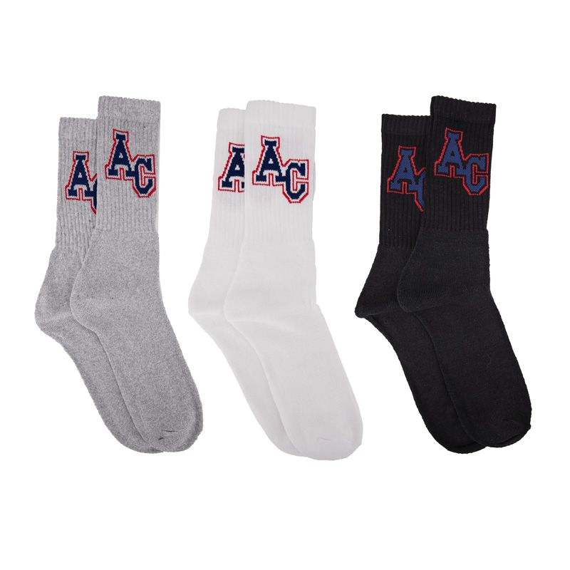 Lot x3 chaussette ac0013 t39-46 Homme AMERICAN COLLEGE