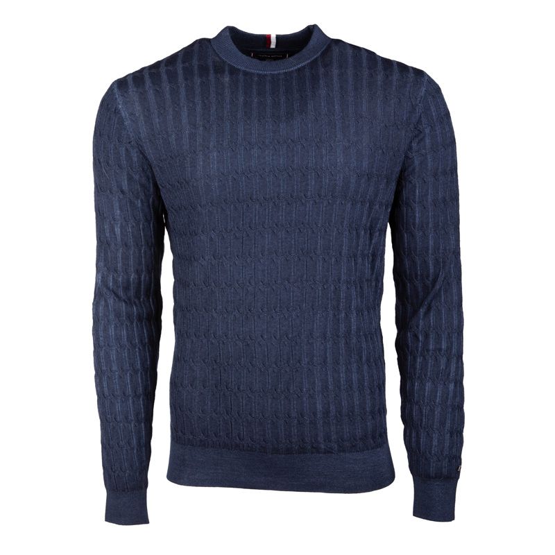 Pull col rond mw0mw27757 taille xs-2xl Homme TOMMY HILFIGER
