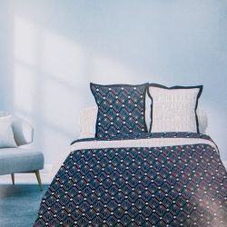Housse de couette + 2 taies arty imprime 240x220 Mixte INFINITIF