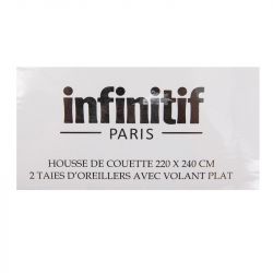 Housse de couette + 2 taies savana imprime 240x220 Mixte INFINITIF