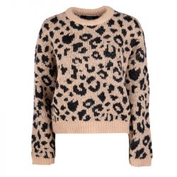 Pull ml col rond vmzelma tan 10291182 3819 Femme VERO MODA