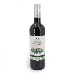 AOC BORDEAUX BIO ROUGE 2019 MISSION ST VINCENT 13% 75CLAR11965
