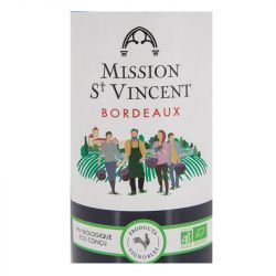 AOC BORDEAUX BIO ROUGE 2019 MISSION ST VINCENT 13% 75CLAR11965