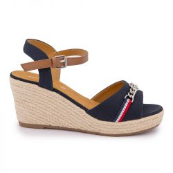 Sandale compense navy 5390010026 t36/41 Femme TOM TAILOR