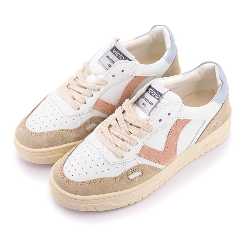 Baskets colorees semelle beige Femme VICTORIA a prix degriffe